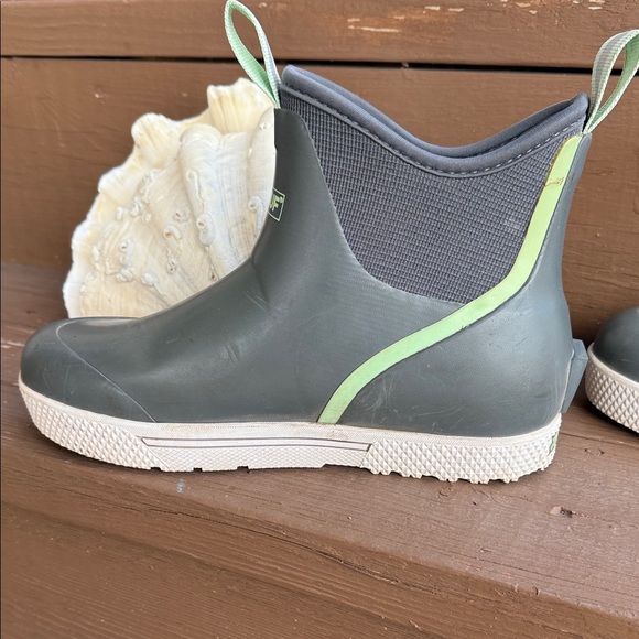 XTRATUF Women's Gray & Mint Short Rain Boots - Picture 8 of 12